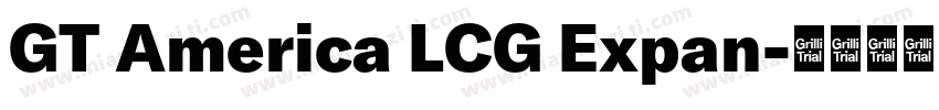 GT America LCG Expan字体转换